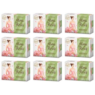 Imagem de Sabonete Alma de Flores Perfume Prolongada Kit 9x 130g Várias Fragrâncias