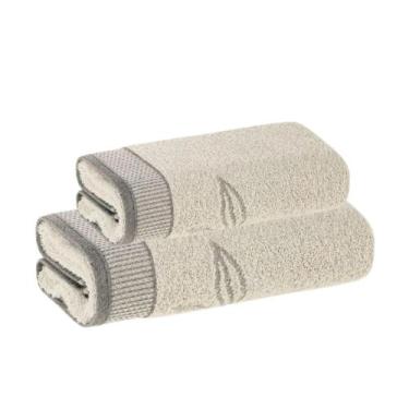 Imagem de Kit Toalha Banho e Rosto Renova Karsten 70x140cm e 48x80cm 430g/m², Ci