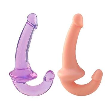 Imagem de Pênis Realístico de Casal/Strapless - 14,5 x 3,4 cm