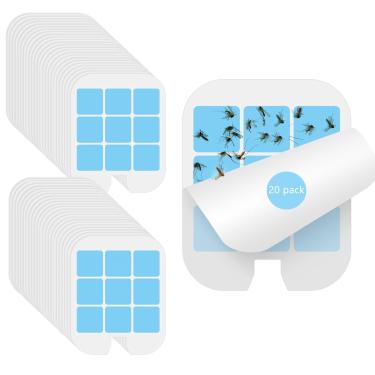 Imagem de Pacote com 20 refil de armadilha compatível com refis Saferr Home Fly Trap, aplicável a SH502、SH503、23005-06 e DT3005W、DT3005W-DS3,substituição de armadilha para moscas internas
