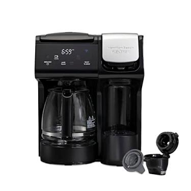 Imagem de Hamilton Beach Cafeteira Smart FlexBrew Trio 49911, reservatório de água removível, preto