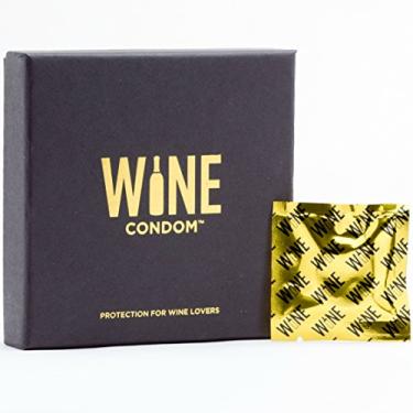 Imagem de Preservativos de vinho | Rolha de garrafa de vinho e bebida | Aderência hermética | Aderência prolongada | Presente de novidade funcional | Grau alimentar 100% látex de borracha | Preto smoking | Conjunto com 6