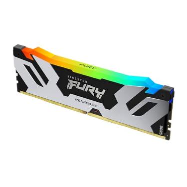 Imagem de Módulo único de memória Kingston Fury Renegade RGB 16GB 6800MT/s DDR5 CL36 DIMM | Intel XMP 3.0 | Tecnologia de sincronização infravermelha | Estabilidade de overclocking | KF568C36RSA-16