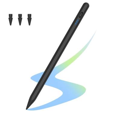 Imagem de Lápis para iPad 2024-2018, caneta para iPad com uso de 12 horas, rejeição de palma, sensibilidade de inclinação, caneta Stylus para iPad 10/9/8/7/6, iPad Pro 32.8 cm/27.9 cm/33.0 cm M4, iPad Mini 6/5