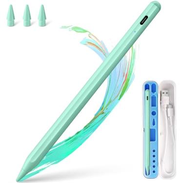 Imagem de Caneta Stylus para iPad Apple: Carregamento rápido para iPad Pencil Caneta Apple com sensibilidade de inclinação de rejeição da palma - Caneta para i-Pad 10/9/8/7/6, i-Pad Pro 32.8 cm/27.9 cm/33.0 cm