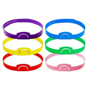 Imagem de HOOJOJO 6 Pcs Guess Who Game Headbands (6 Colours), Can Insert Card, Headbands Board Games for Family Game Night, Party Activities for Adults and Kids