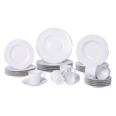 Imagem de Aparelho De Jantar Tramontina Joana Em Porcelana Decorada 30 Peças Tramontina
