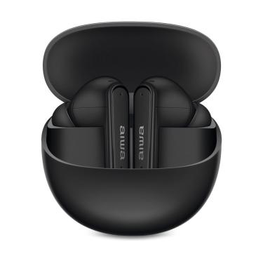 Imagem de Fone de Ouvido Earbud Aiwa AWS-EB-04-B Bluetooth IPX4 ANC - 26 Horas de Bateria