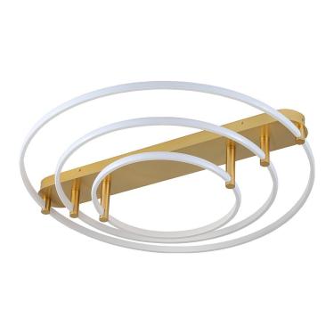 Imagem de Plafon Skylight Listo 3106l Led Bivolt Branco/dourado