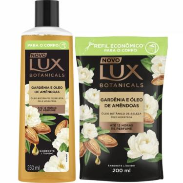 Imagem de Sabonete Líquido Lux Gardênia e Óleo de Amêndoas Pele Hidratada Botanicals + Refil