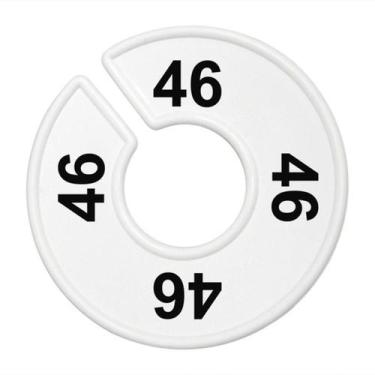Imagem de Separador Para Araras Branco Com Impressão Tamanho 46 - Central 