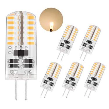 Imagem de DiCUNO Lâmpadas Led G4 3W De Luz Branca Quente Ac/Dc 12V Não Reguláveis, Equivalentes A Halógenas T3 20W 25W, Pacote Com 6 Unidades