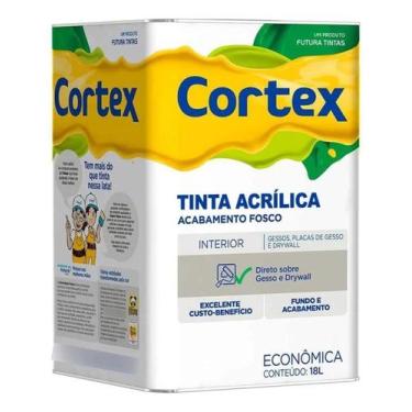 Imagem de Tinta Látex Anti Mofo Parede Cortex 18l Cores Futura S/ Odor  Cores, A