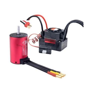Imagem de Motor Sem Escova À Prova D'água ESC Combo 60A 80A 120A Para Carro RC 1