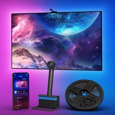 Imagem de Luz de fundo LED Smart TV Ailofy com câmera de 75-85 polegadas