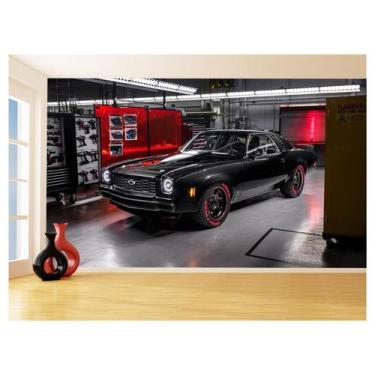 Imagem de Papel De Parede 3D Carro Antigo Chevrolet Chevy 3,5M Cxr10 - Você Deco