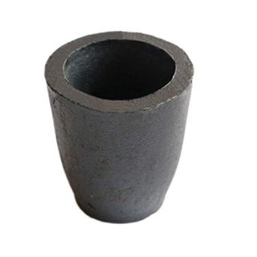 Imagem de OTOOLWORLD Cadinhos de grafite de argila de fundição de 1 kg com ferramenta de cadinhos de forno de superfície de pintura