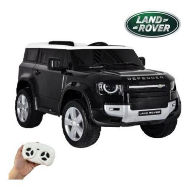 Imagem de Mini Carro Infantil Elétrico 12v Land Rover Defender Preto - Importway