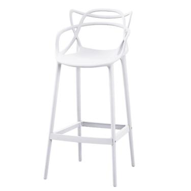Imagem de Banqueta Alta Solna Master Aviv Allegra Or Design 108 Cm (altura) Polipropileno Cor Branca