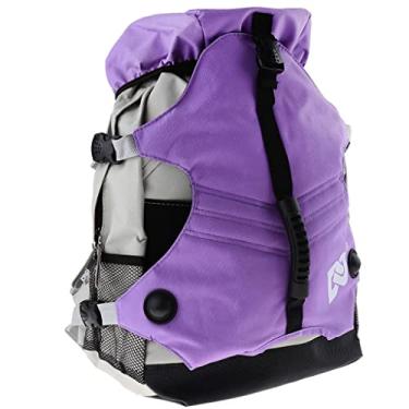 Imagem de Aymzbd Mochila para Patins Skate Bolsa de Ombro para Transporte de Patins Ao Ar Livre para Jovens Adultos Patinação, Roxo