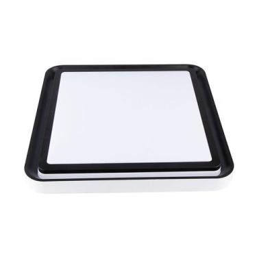 Imagem de Plafon Nordecor Zony Quadrado 2672 Led Bivolt Preto - Mbled/Nordecor, 