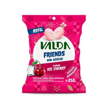 Imagem de Pastilhas Valda Friends Ice Cherry Refil - Saches 10x25g
