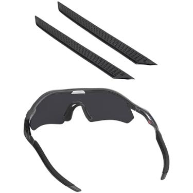 Imagem de BLAZERBUCK Meias auriculares de substituição para óculos de sol Oakley Radar Plate OO9495D - Preto