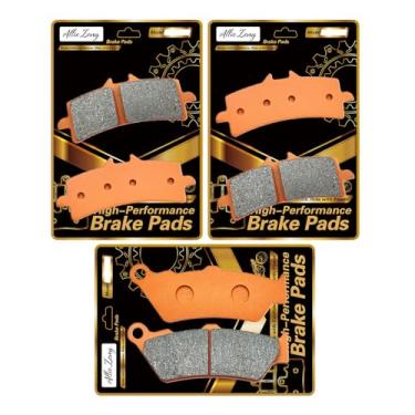 Imagem de ALLIE ZENG Pastilhas de freio de fibra de carbono de alto desempenho compatíveis com Ducati X Diavel S Diesel AMG Chromo Strada Dark 1262 X Diavel Black Star Nera Multistrada 1260 S Touring 2016-2023