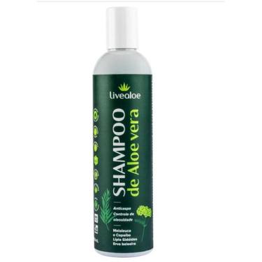 Imagem de Shampoo de Aloe Vera Anticaspa contrala Oleosidade 100% Natural Vegano