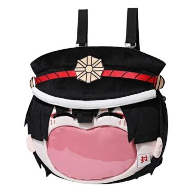 Imagem de Mochila de pelúcia Big Mouth com capa de banheiro Hanako-kun Anime