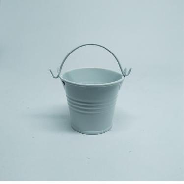 Imagem de Mini Balde Colorido Alumínio C Alça Decoração Lembrancinha, Balde Alum