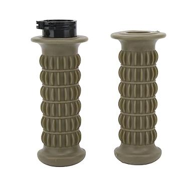 Imagem de Punho de guidão de motocicleta, 25 mm 28 mm punho de motocicleta silicone antiderrapante confortável universal alça de torção do acelerador (verde)