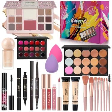 Imagem de Kit de maquiagem para mulheres, adolescentes, kit completo de maquiagem para adolescentes, kits de maquiagem de Natal para adolescentes de 14 a 16 anos, presentes de Natal