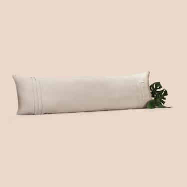 Imagem de Fronha Body Pillow 40cm x 1,30m Altenburg Haus Frescor Bege Instinto