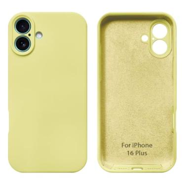 Imagem de Capinha Compativel com iPhone 16 Plus Com Proteção de Camera em Silicone com Interior Aveludado