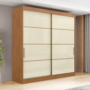 Imagem de Guarda Roupas Casal 2 Portas de Correr 2 Gavetas Ruby Maxel