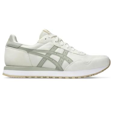 Imagem de ASICS Tênis esportivo feminino Tiger Runner II, Creme/cinza oliva, 44 BR
