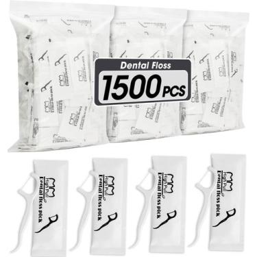 Imagem de Palhetas de fio dental AZEN 1500, embaladas individualmente para adult