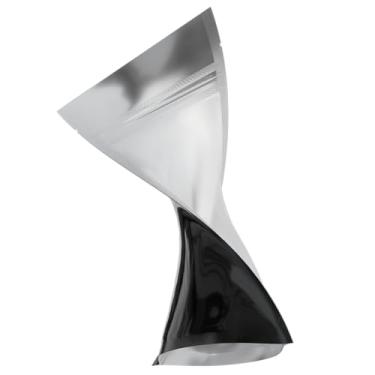 Imagem de Bolsas Barreira Estilo Mylar – Zíper com Vedação Térmica – 1000 Sacos (Preto Brilhante/Transparente, 1/113.4 g - 10" x 16,5" x 1,78")