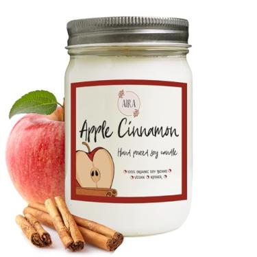 Imagem de AIRA Velas de soja – Velas de soja orgânicas, kosher, veganas com misturas de óleos essenciais de grau terapêutico – derramadas à mão com cera de vela de soja pura – Sem parafina, queima por mais