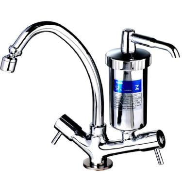 Imagem de Torneira de Mesa com Filtro ABS Bica Móvel 1/4 de Volta - 760990 - STOC