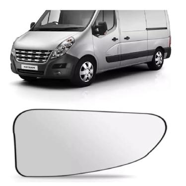 Imagem de Lente Inferior Retrovisor Master 2013 2014 2015 2016 2017 2018 até 2024 Esquerdo