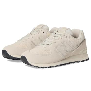 Imagem de New Balance Tênis feminino 574 V2, Branco/osso, 36