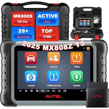 Imagem de Autel MaxiCOM MK808Z-TS Upgrade de MK808S MK808Z US Ver. da MaxiCOM MK808S-TS MX808S-TS TPMS Ferramenta de programação 28+ Serviço 3000+ Ferramenta bidirecional de teste todos os diagnósticos do