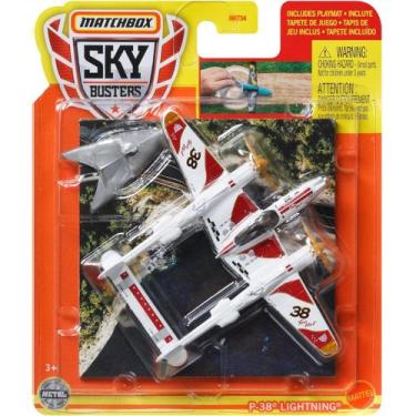 Imagem de Avião de Miniatura Skybusters Matchbox Presente Surpresa Original Matt