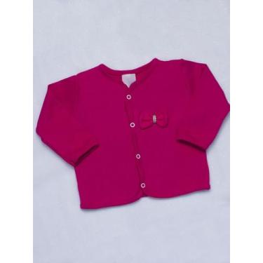 Imagem de Casaquinho com Laço Malha Algodão Leve Confortável e Prático para o Di