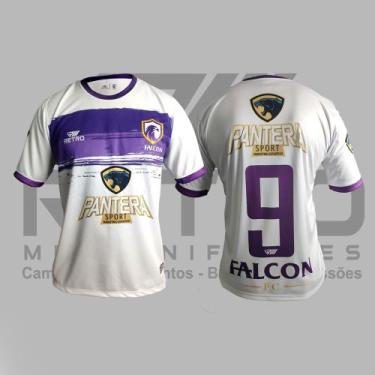 Imagem de Camisa falcon fc oficial torcida  lançamento   22/23 retro, Branco, GG