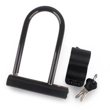 Imagem de aqxreight Bicicleta U Bloquear o Serviço Seguro Portátil U Trava de Bicicleta Com Chaves para Portas de Motocicletas de de Montanha
