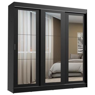 Imagem de Guarda Roupa Casal Kansas 3 Portas com Espelhos  Madesa