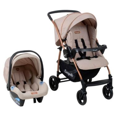 Imagem de Travel System Burigotto Carrinho De Bebê Rio 22 Com Bebê Conforto Materna Mon Amour
